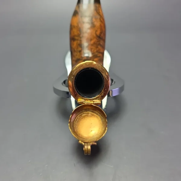 Nording Handmade Duck Head w/ Wind Cap Estate Briar Pipe, Unsmoked - Image 10