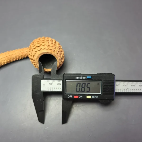 Eclasias Pipes "Dragon Scale" Natural Sandblasted Fig Handmade Briar Pipe, New - Image 9
