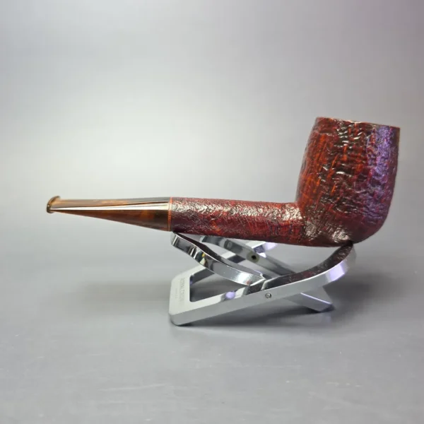 Smith House Vintage Sandblasted Liverpool Handmade Briar Pipe, New - Image 4