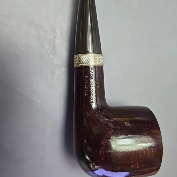 Jacobean (by Les Wood) Reo 206 Smooth Pot Estate Briar Pipe, Unsmoked - Image 11