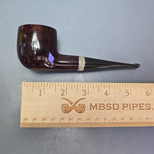 Jacobean (by Les Wood) Reo 206 Smooth Pot Estate Briar Pipe, Unsmoked - Image 12