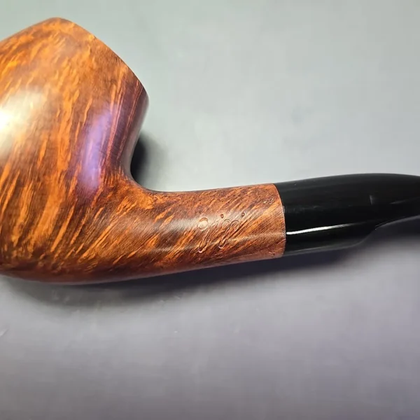 Gigi Millennium Smooth Brandy Estate Briar Pipe, Unsmoked, 9mm - Image 10