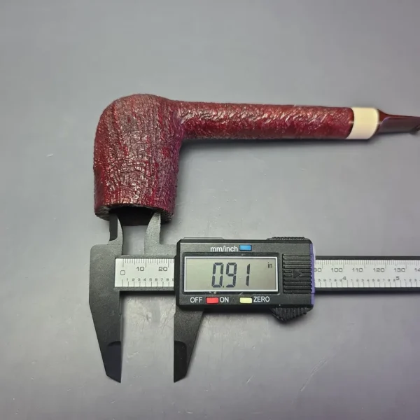 Jody Davis 2021 Friar C Sandblasted Lumberman w/ Ivorite Estate Briar Pipe, American Estates - Image 12