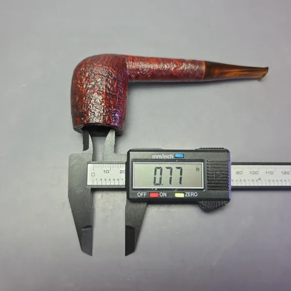 Smith House Vintage Sandblasted Liverpool Handmade Briar Pipe, New - Image 10