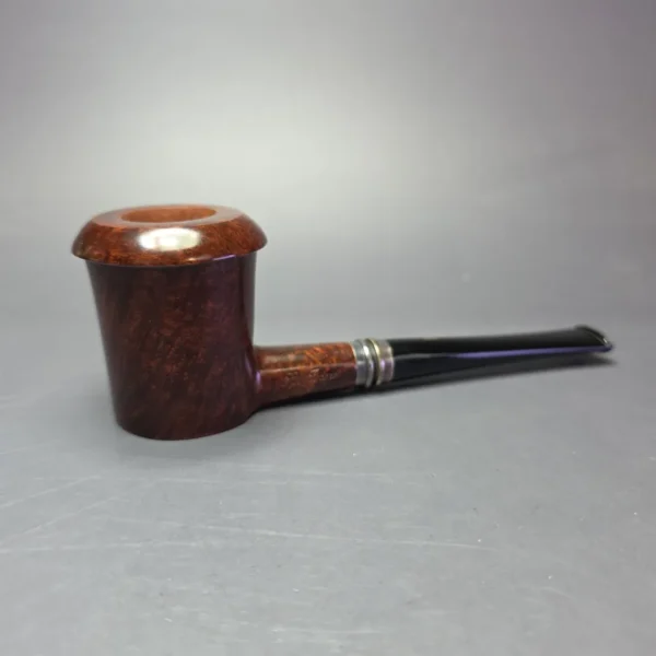 Ser Jacopo Imago L1 C Smooth Poker Sitter w/ Silver Estate Briar Pipe, Unsmoked - Image 3