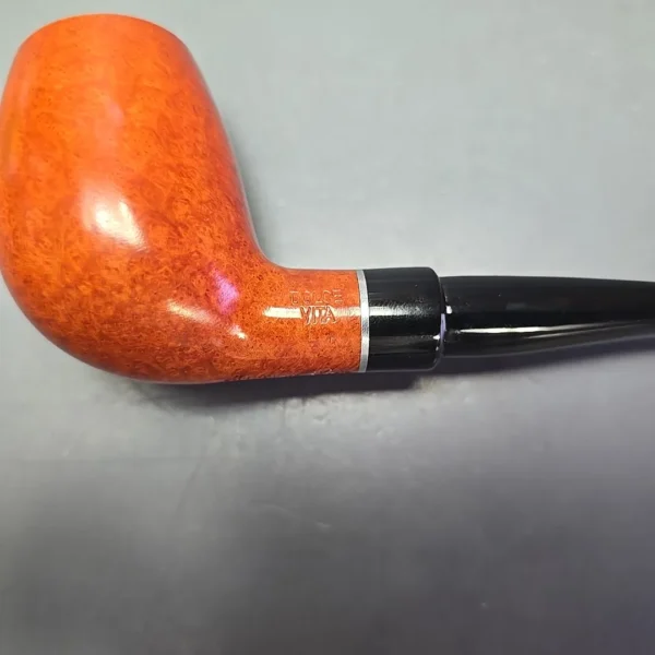 Mastro de Paja Dolce Vita L 03 Smooth Brandy Estate Briar Pipe, Unsmoked, 9mm - Image 11
