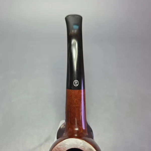 James Upshall A Grade Group 6 Smooth Bent Apple Estate Briar Pipe, Unsmoked - Image 6