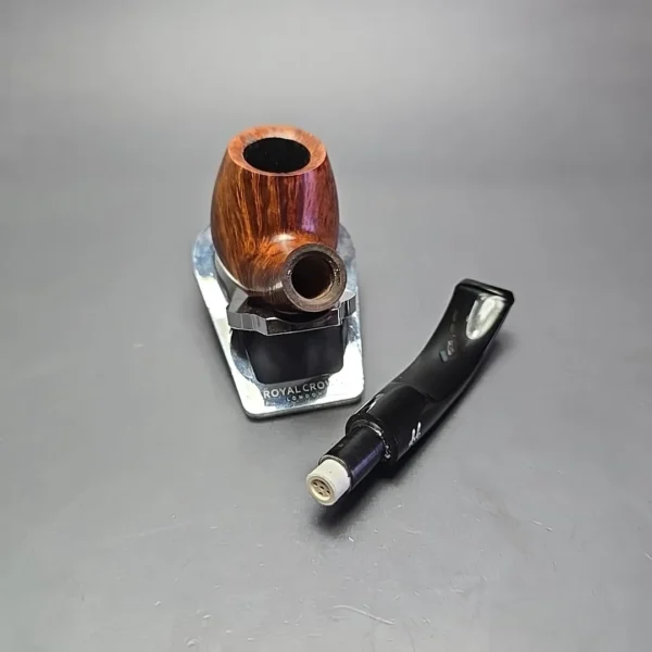 Gigi Millennium Smooth Brandy Estate Briar Pipe, Unsmoked, 9mm - Image 15