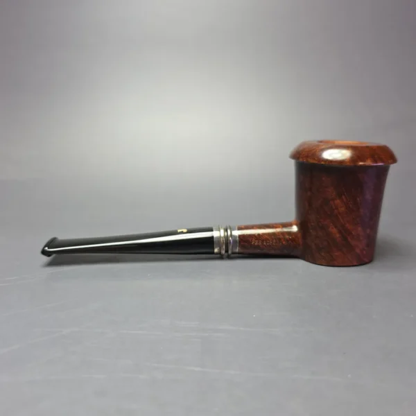 Ser Jacopo Imago L1 C Smooth Poker Sitter w/ Silver Estate Briar Pipe, Unsmoked - Image 5