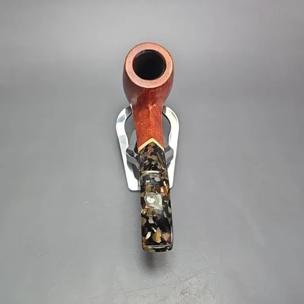 Lane Limited Smooth Bent Billiard w/ Acrylic Estate Briar Pipe, Italian Estates - Image 5