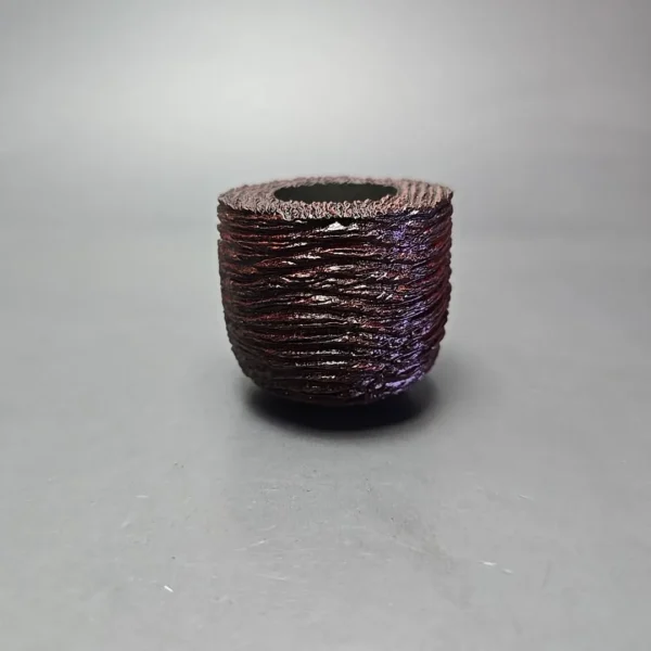 Savinelli Mega 121 EX Rusticated Pot Estate Briar Pipe, Unsmoked, 9mm - Image 3