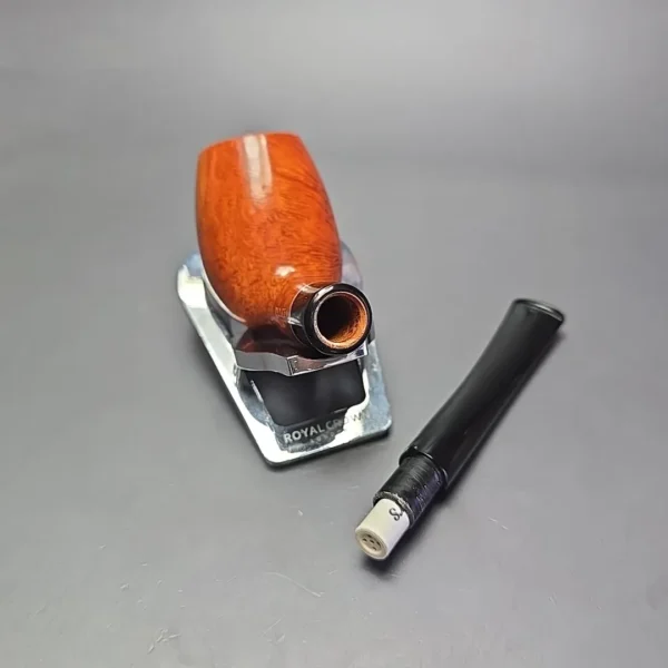 Mastro de Paja Dolce Vita L 03 Smooth Brandy Estate Briar Pipe, Unsmoked, 9mm - Image 15