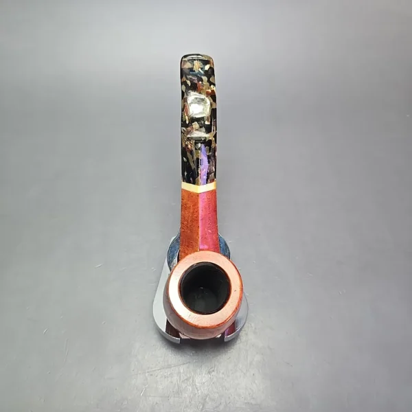 Lane Limited Smooth Bent Billiard w/ Acrylic Estate Briar Pipe, Italian Estates - Image 8