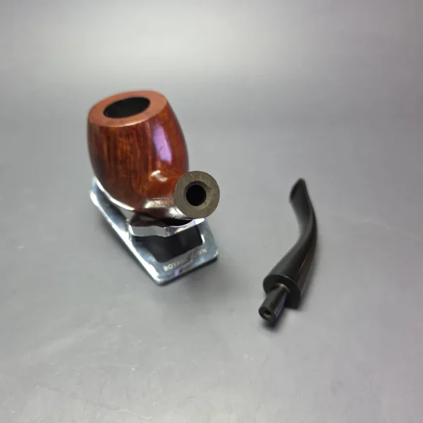 James Upshall A Grade Group 6 Smooth Bent Apple Estate Briar Pipe, Unsmoked - Image 11