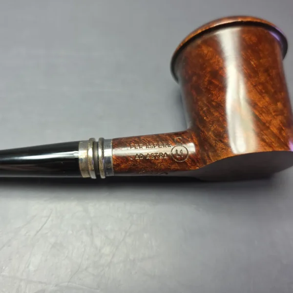 Ser Jacopo Imago L1 C Smooth Poker Sitter w/ Silver Estate Briar Pipe, Unsmoked - Image 10