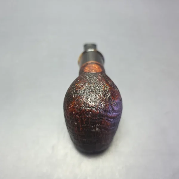 Smith House Vintage Sandblasted Nosewarmer Billiard w/ Ox Horn Handmade Briar Pipe, New - Image 7