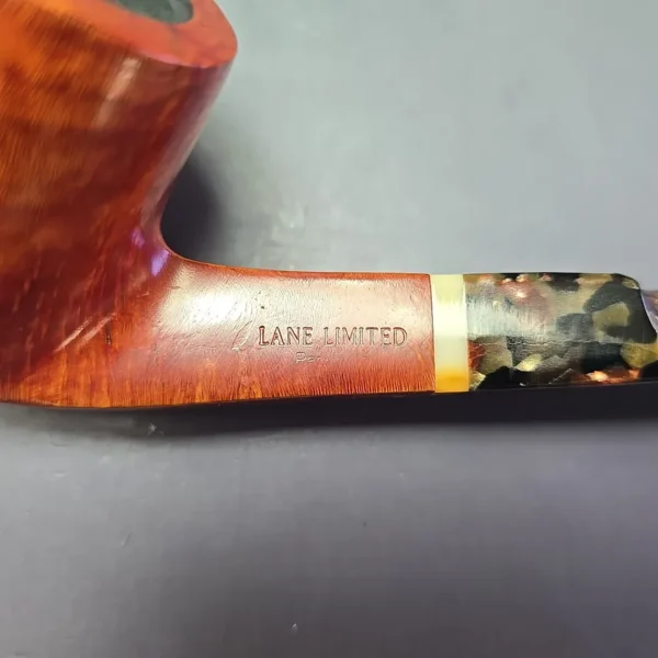 Lane Limited Smooth Bent Billiard w/ Acrylic Estate Briar Pipe, Italian Estates - Image 10