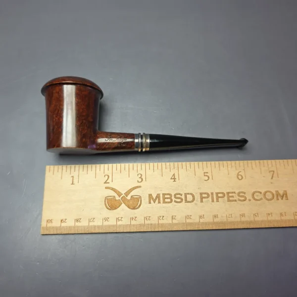 Ser Jacopo Imago L1 C Smooth Poker Sitter w/ Silver Estate Briar Pipe, Unsmoked - Image 11