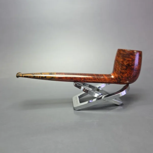 Bruno Nuttens Heritage H3 Smooth Canadian w/ Ebonite Briar Pipe, New - Image 4