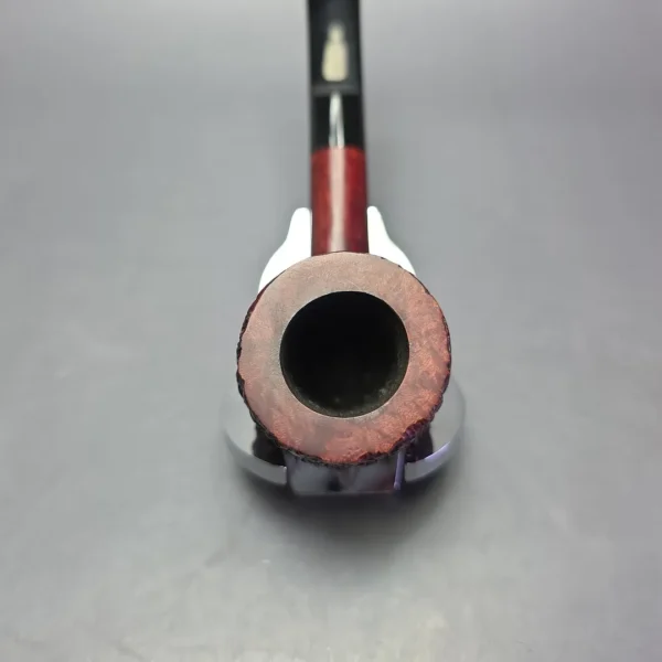 Sean Reum Glacier Partially Rusticated Billiard Estate Briar Pipe, American Estates - Image 5