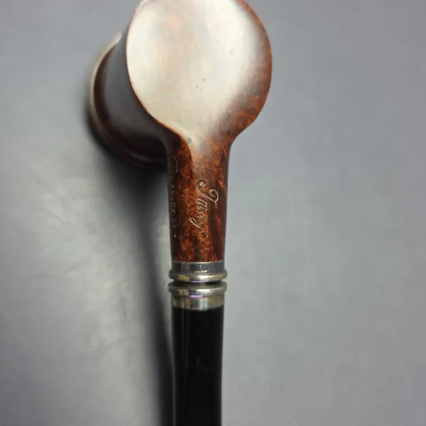 Ser Jacopo Imago L1 C Smooth Poker Sitter w/ Silver Estate Briar Pipe, Unsmoked - Image 14