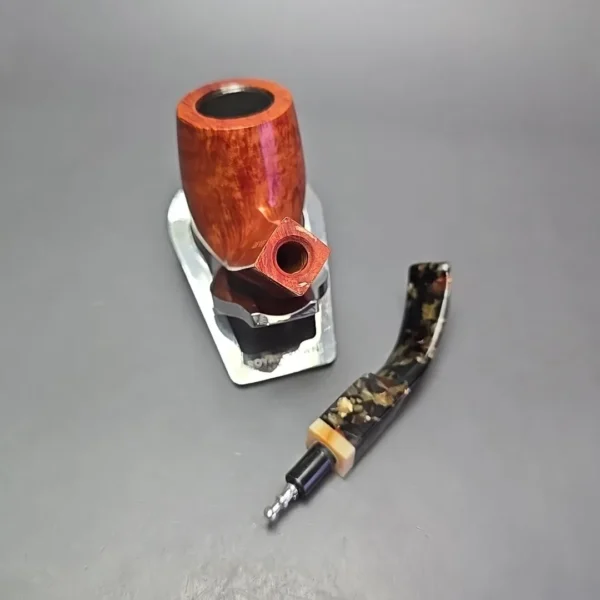 Lane Limited Smooth Bent Billiard w/ Acrylic Estate Briar Pipe, Italian Estates - Image 14