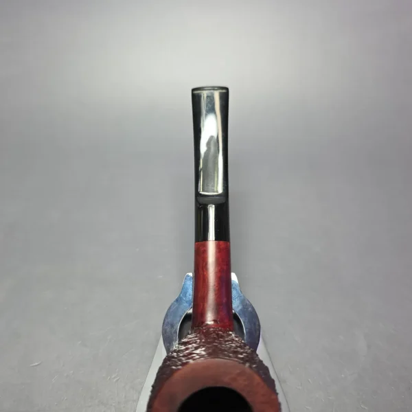 Sean Reum Glacier Partially Rusticated Billiard Estate Briar Pipe, American Estates - Image 6
