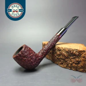 Sean Reum Glacier Partially Rusticated Lovat Estate Briar Pipe, American Estates