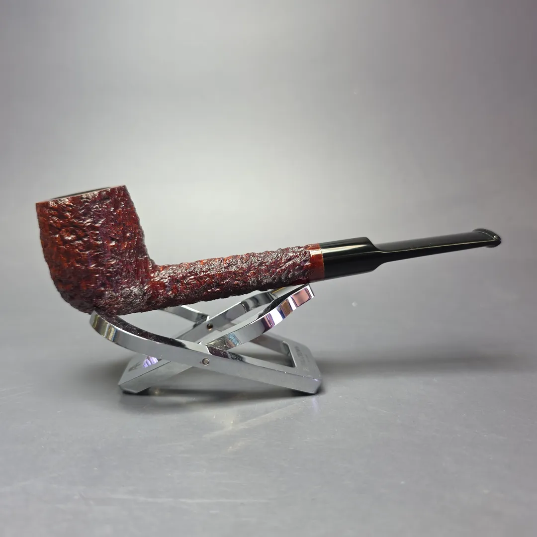 Sean Reum Glacier Partially Rusticated Lovat Estate Briar Pipe, American Estates - Image 2