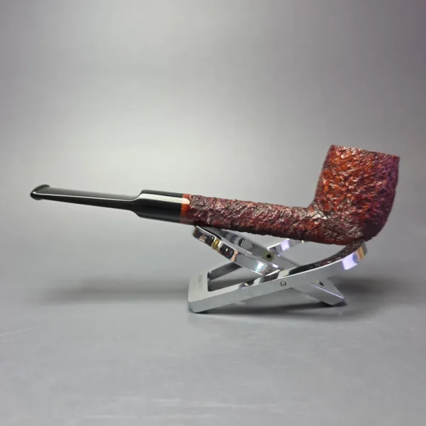 Sean Reum Glacier Partially Rusticated Lovat Estate Briar Pipe, American Estates - Image 4