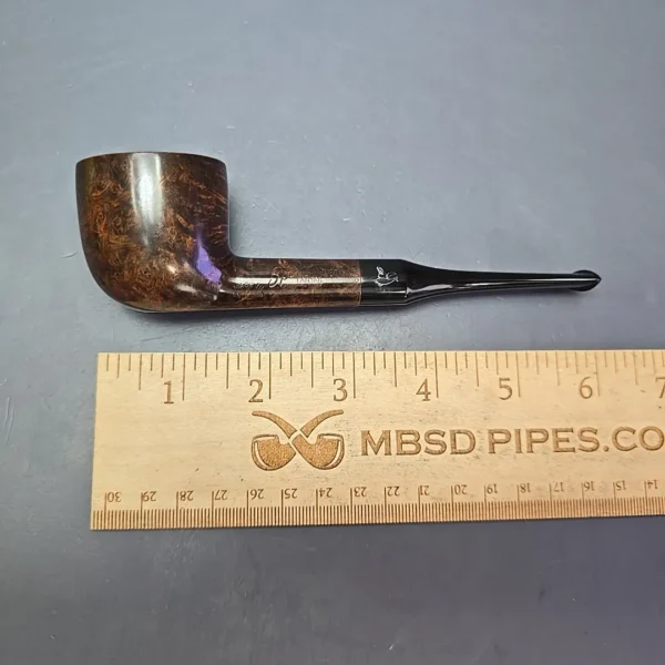 Sasieni Family Era Sportsman Fantail Smooth Pot Estate Briar Pipe, English Estates - Image 12