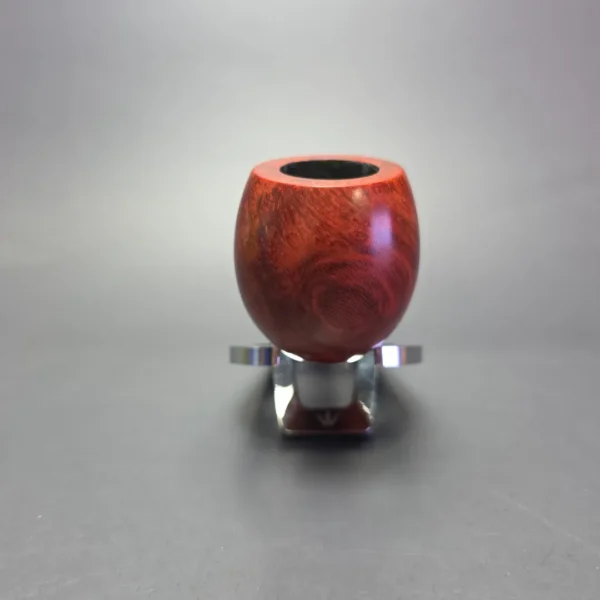 Design Berlin Potsdam Smooth Apple w/ Silver Estate Briar Pipe, Unsmoked, 9mm - Image 3