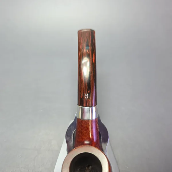 Astleys (by Ferndown) Smooth Bent Billiard w/ Silver Estate Briar Pipe, Unsmoked - Image 8