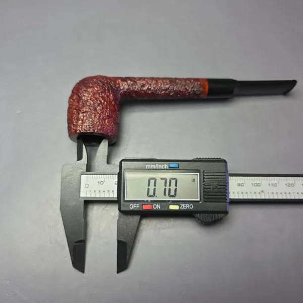 Sean Reum Glacier Partially Rusticated Lovat Estate Briar Pipe, American Estates - Image 10