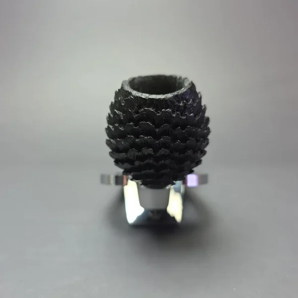 Eclesias Pipes "Dragon Scale" Sandblasted Egg Handmade Briar Pipe, New - Image 3