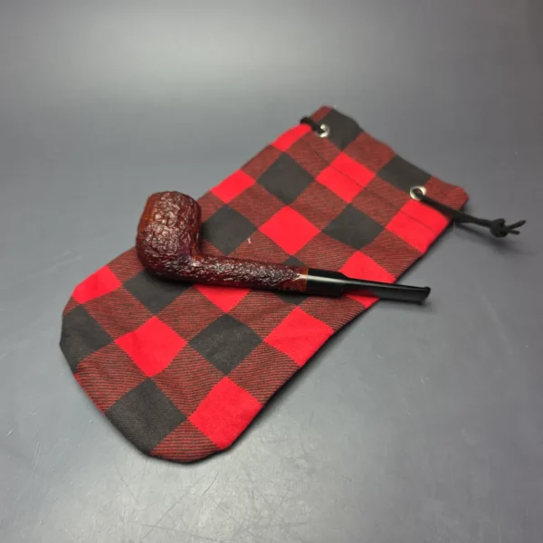 Sean Reum Glacier Partially Rusticated Lovat Estate Briar Pipe, American Estates - Image 12