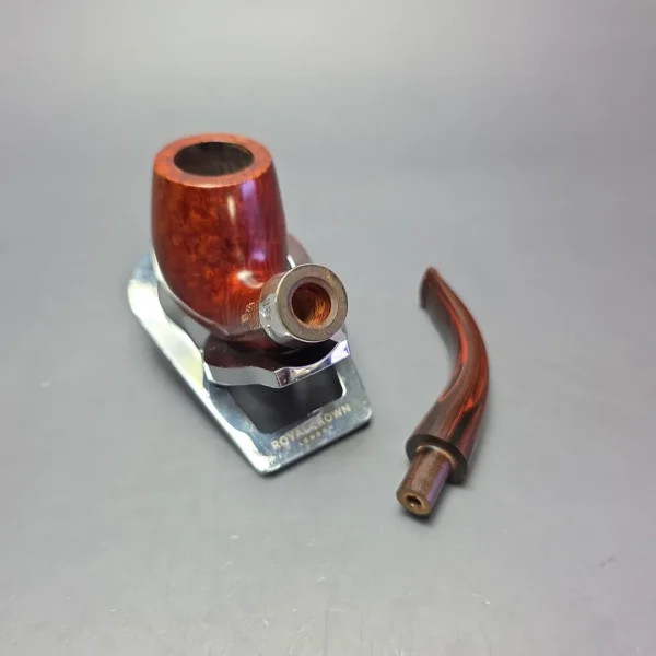 Astleys (by Ferndown) Smooth Bent Billiard w/ Silver Estate Briar Pipe, Unsmoked - Image 13