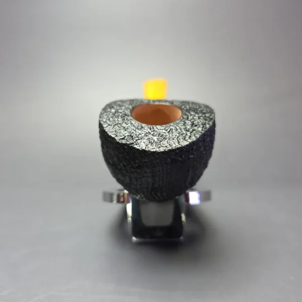 Buckeye Hand Made Sandblasted Diamond Shank Dublin Briar Pipe, New - Image 3
