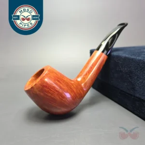 Savinelli Autograph 4 Smooth Brandy Estate Briar Pipe, Unsmoked, 6mm