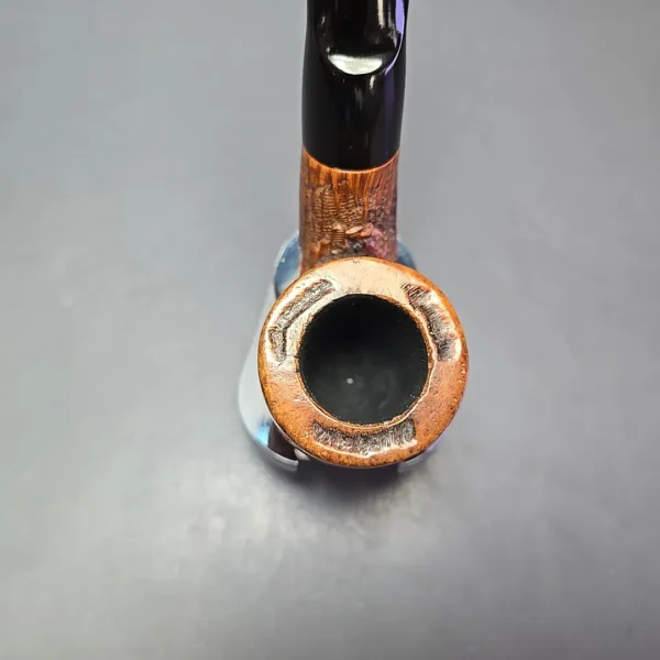 Custombilt (c. 1946-53) Rusticated Oom Paul Estate Briar Pipe, American Estates - Image 6