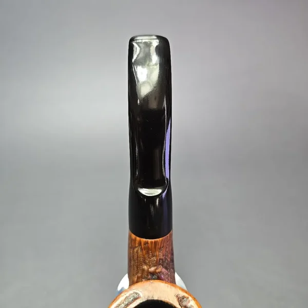 Custombilt (c. 1946-53) Rusticated Oom Paul Estate Briar Pipe, American Estates - Image 7