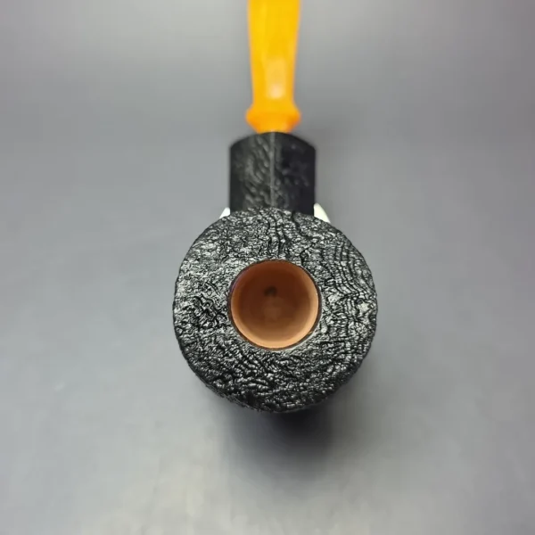 Buckeye Hand Made Sandblasted Diamond Shank Dublin Briar Pipe, New - Image 5