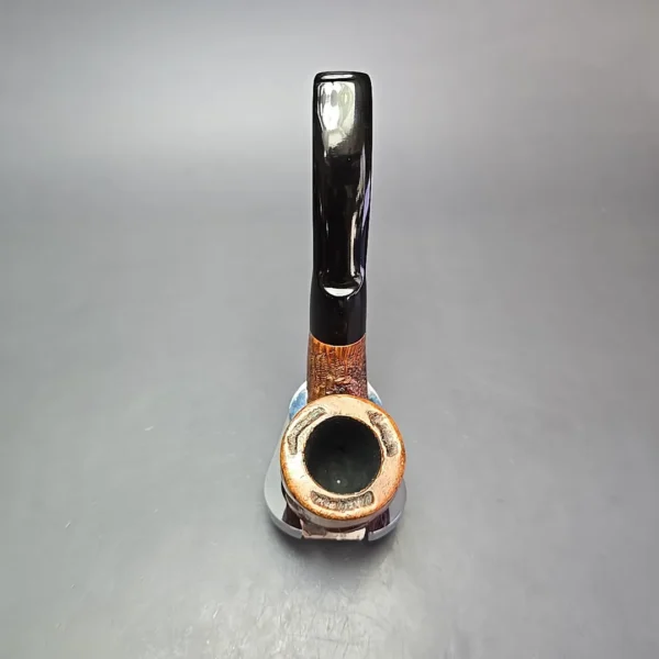 Custombilt (c. 1946-53) Rusticated Oom Paul Estate Briar Pipe, American Estates - Image 8