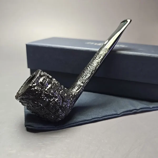 Savinelli 150th Anniversary Capri Root Briar 801 Rusticated Canadian Briar Pipe, New - Image 3