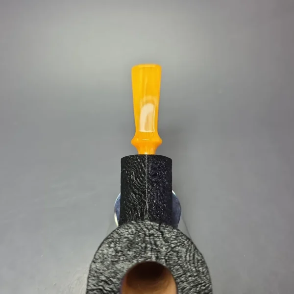Buckeye Hand Made Sandblasted Diamond Shank Dublin Briar Pipe, New - Image 6