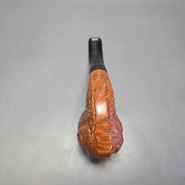 Custombilt (c. 1946-53) Rusticated Oom Paul Estate Briar Pipe, American Estates - Image 9