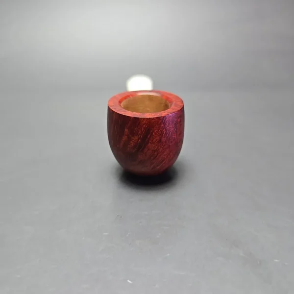 Chacom Turbo 918 Smooth Red Pot Estate Briar Pipe, Unsmoked, 9mm - Image 3