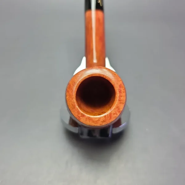 Savinelli Autograph 4 Smooth Brandy Estate Briar Pipe, Unsmoked, 6mm - Image 7