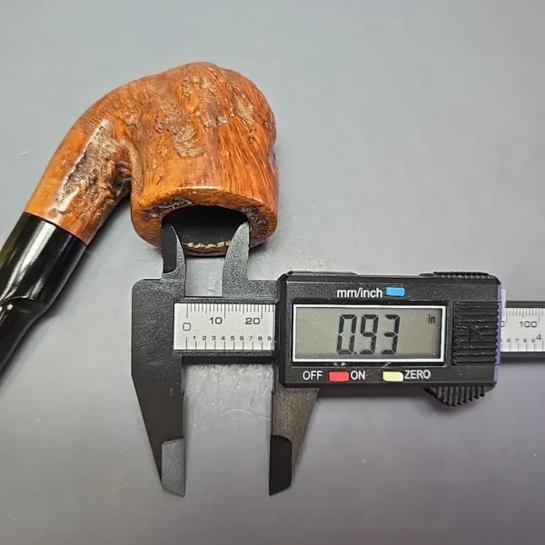 Custombilt (c. 1946-53) Rusticated Oom Paul Estate Briar Pipe, American Estates - Image 12