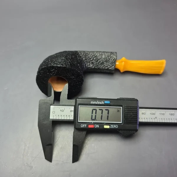 Buckeye Hand Made Sandblasted Diamond Shank Dublin Briar Pipe, New - Image 10